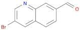 7-Quinolinecarboxaldehyde, 3-bromo-