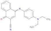 2-Naphthalenecarbonitrile, 4-[[4-(diethylamino)phenyl]imino]-1,4-dihydro-1-oxo-