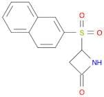 2-Azetidinone, 4-(2-naphthalenylsulfonyl)-