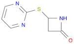 2-Azetidinone, 4-(2-pyrimidinylthio)-
