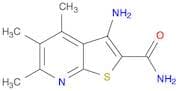 3-Amino-4,5,6-trimethylthieno[2,3-b]pyridine-2-carboxamide
