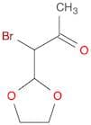2-Propanone, 1-bromo-1-(1,3-dioxolan-2-yl)-