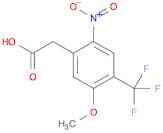 2-[5-methoxy-2-nitro-4-(trifluoromethyl) phenyl]acetic acid
