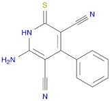 3,5-Pyridinedicarbonitrile, 6-amino-1,2-dihydro-4-phenyl-2-thioxo-