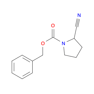 1-Pyrrolidinecarboxylic acid, 2-cyano-, phenylmethyl ester