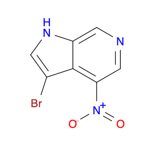 1H-Pyrrolo[2,3-c]pyridine, 3-bromo-4-nitro-