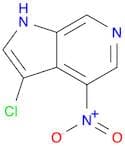 1H-Pyrrolo[2,3-c]pyridine, 3-chloro-4-nitro-