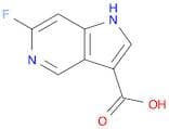 6-fluoro-1H-pyrrolo[3,2-c]pyridine-3-carboxylic acid
