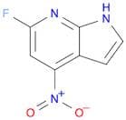 1H-Pyrrolo[2,3-b]pyridine, 6-fluoro-4-nitro-