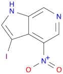 1H-Pyrrolo[2,3-c]pyridine, 3-iodo-4-nitro-
