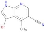 3-Bromo-4-methyl-1H-pyrrolo[2,3-b]pyridine-5-carbonitrile