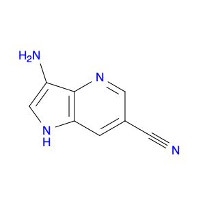 1H-Pyrrolo[3,2-b]pyridine-6-carbonitrile, 3-amino-