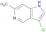 1H-Pyrrolo[3,2-c]pyridine, 3-chloro-6-methyl-