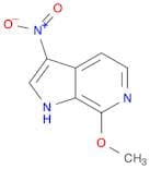 1H-Pyrrolo[2,3-c]pyridine, 7-methoxy-3-nitro-