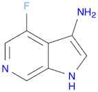 1H-Pyrrolo[2,3-c]pyridin-3-amine, 4-fluoro-