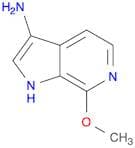 1H-Pyrrolo[2,3-c]pyridin-3-amine, 7-methoxy-