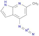 1H-Pyrrolo[2,3-b]pyridine, 4-azido-6-methyl-