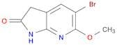 2H-Pyrrolo[2,3-b]pyridin-2-one, 5-bromo-1,3-dihydro-6-methoxy-