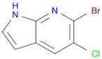6-bromo-5-chloro-1H-pyrrolo[2,3-b]pyridine