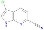 3-chloro-1H-pyrrolo[2,3-b]pyridine-6-carbonitrile