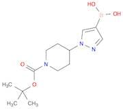 1-(1-BOC-Piperidino)pyrazole-4-boronic acid