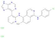 1,5-Isoquinolinediamine, N1-(4-chlorophenyl)-6-methyl-N5-[3-(9H-purin-6-yl)-2-pyridinyl]-, hydroch…