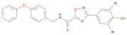 1,2,4-Oxadiazole-5-carboxamide, 3-(3,5-dibromo-4-hydroxyphenyl)-N-[(4-phenoxyphenyl)methyl]-