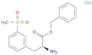L-Phenylalanine, 3-(methylsulfonyl)-, phenylmethyl ester, hydrochloride (1:1)