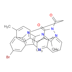 3H-Pyrazol-3-one, 2-[2-(9-bromo-6H-indolo[2,3-b]quinoxalin-6-yl)acetyl]-2,4-dihydro-5-methyl-4-[1-…