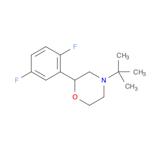 Morpholine, 2-(2,5-difluorophenyl)-4-(1,1-dimethylethyl)-