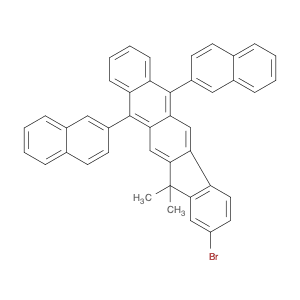 2-[9-Bromo-7,7-dimethyl-13-(naphthalen-2-yl)indeno[1,2-b]anthracen-5-yl]naphthalene