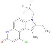 9-Chloro-2-ethyl-1-methyl-3-(2,2,2-trifluoroethyl)-3,6-dihydro-7H-pyrrolo[3,2-f]quinolin-7-one