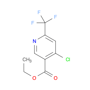 3-Pyridinecarboxylic acid, 4-chloro-6-(trifluoromethyl)-, ethyl ester