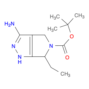 Pyrrolo[3,4-c]pyrazole-5(1H)-carboxylic acid, 3-amino-6-ethyl-4,6-dihydro-, 1,1-dimethylethyl ester