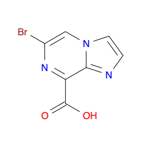 Imidazo[1,2-a]pyrazine-8-carboxylic acid, 6-bromo-