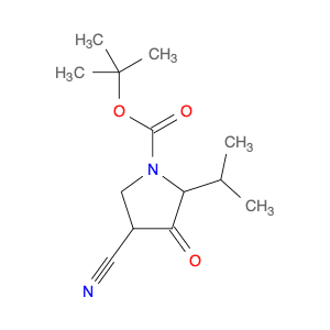 tert-Butyl 4-cyano-2-isopropyl-3-oxopyrrolidine-1-carboxylate