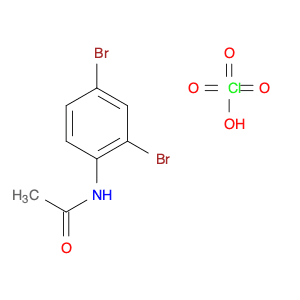 Acetamide, N-(2,4-dibromophenyl)-, perchlorate (1:1)