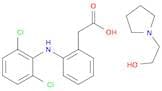Benzeneacetic acid, 2-[(2,6-dichlorophenyl)amino]-, compd. with 1-pyrrolidineethanol (1:1)