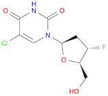 Uridine, 5-chloro-2',3'-dideoxy-3'-fluoro-