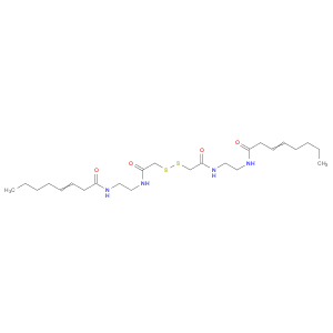 3-Octenamide, N,N'-[dithiobis[(1-oxo-2,1-ethanediyl)imino-2,1-ethanediyl]]bis- (9CI)