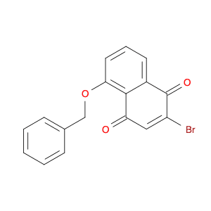 1,4-Naphthalenedione, 2-bromo-5-(phenylmethoxy)-