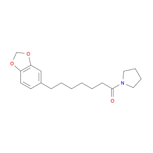 1-Heptanone, 7-(1,3-benzodioxol-5-yl)-1-(1-pyrrolidinyl)-