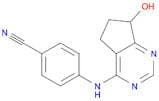 Benzonitrile, 4-[(6,7-dihydro-7-hydroxy-5H-cyclopentapyrimidin-4-yl)amino]-