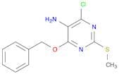 4-(Benzyloxy)-6-chloro-2-(methylthio)pyrimidin-5-amine