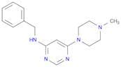 N-Benzyl-6-(4-methylpiperazin-1-yl)pyrimidin-4-amine