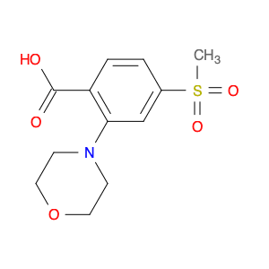 Benzoic acid, 4-(methylsulfonyl)-2-(4-morpholinyl)-