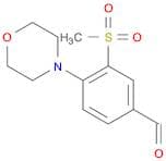 3-(Methylsulfonyl)-4-morpholinobenzaldehyde