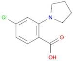 4-Chloro-2-(pyrrolidin-1-yl)benzoic acid