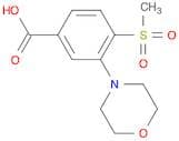 Benzoic acid, 4-(methylsulfonyl)-3-(4-morpholinyl)-