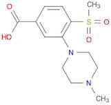 Benzoic acid, 3-(4-methyl-1-piperazinyl)-4-(methylsulfonyl)-